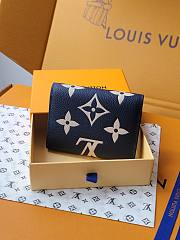 Louis Vuitton Victorine Wallet Monogram Canvas Dark Blue - 5