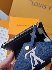 Louis Vuitton Victorine Wallet Monogram Canvas Dark Blue - 4