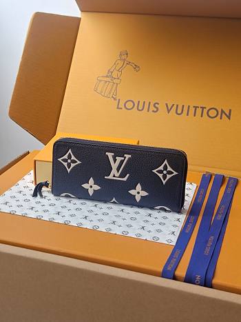 Louis Vuitton Clémence Monogram Empreinte Wallet