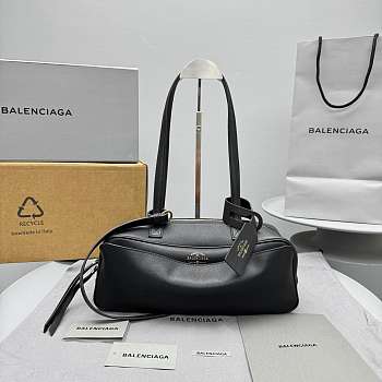 Balenciaga Women's Carrie Bowling Bag Small in Black
