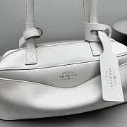 Balenciaga Women's Carrie Bowling Bag Small in White - 6