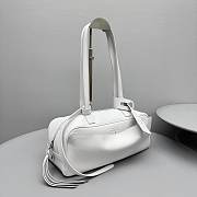 Balenciaga Women's Carrie Bowling Bag Small in White - 4