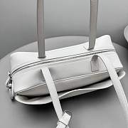 Balenciaga Women's Carrie Bowling Bag Small in White - 3