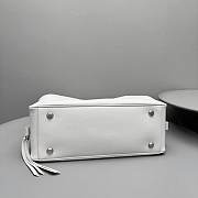 Balenciaga Women's Carrie Bowling Bag Small in White - 5