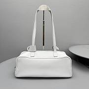 Balenciaga Women's Carrie Bowling Bag Small in White - 2