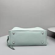 Balenciaga Women's Carrie Bowling Bag Small in Green - 6