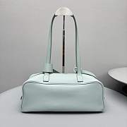 Balenciaga Women's Carrie Bowling Bag Small in Green - 3