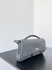 Balenciaga Bel Air Clutch with Strap Small for Women in Grey - 5