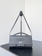 Balenciaga Bel Air Clutch with Strap Small for Women in Grey - 4