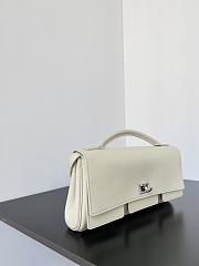 Balenciaga Bel Air Clutch with Strap Small for Women in White - 6