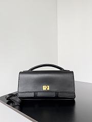 Balenciaga Bel Air Clutch with Strap Small for Women in Black Gold harware - 1
