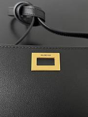 Balenciaga Bel Air Clutch with Strap Small for Women in Black Gold harware - 6
