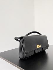 Balenciaga Bel Air Clutch with Strap Small for Women in Black Gold harware - 4