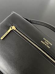 Balenciaga Bel Air Clutch with Strap Small for Women in Black Gold harware - 3