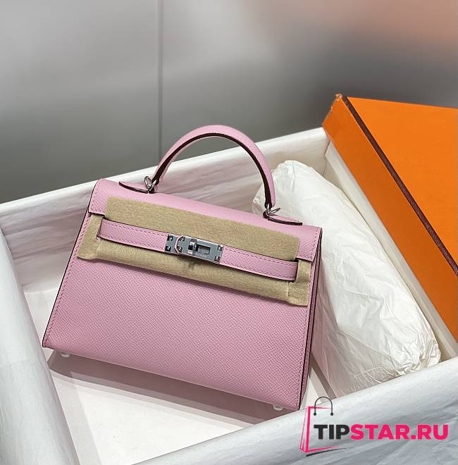 Hermes Mini Kelly 19 In Pink - 1
