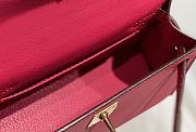 Hermes Mini Kelly 19 In Red - 6