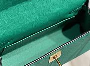 Hermes Mini Kelly 19 In Green - 6
