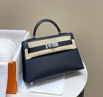 Hermes Mini Kelly 19 In Black