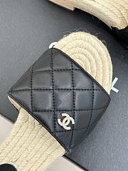 Chanel Thick-soled Slippers In Black - 3