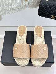 Chanel Thick-soled Slippers In Taupe - 6