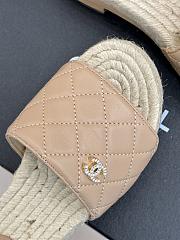 Chanel Thick-soled Slippers In Taupe - 4