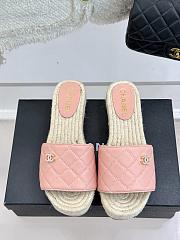 Chanel Thick-soled Slippers In Pink - 4