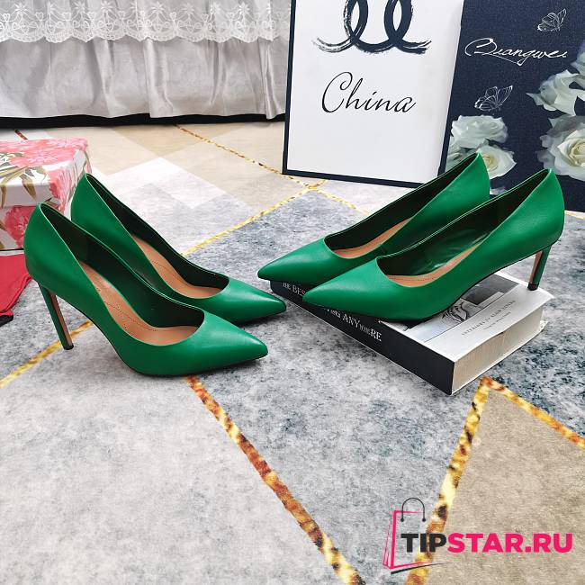 DG Pointed Toe high heels in green - 1