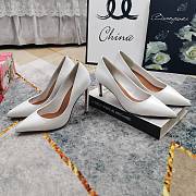 DG Pointed Toe high heels in white - 1