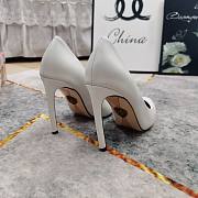 DG Pointed Toe high heels in white - 6