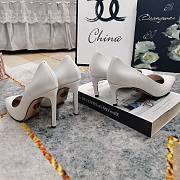 DG Pointed Toe high heels in white - 4