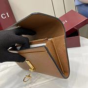 Gucci Softbit continental wallet grainy leather in brown - 4