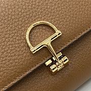 Gucci Softbit continental wallet grainy leather in brown - 3