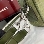 Gucci GG canvas small crossbody bag Forest green GG canvas - 4