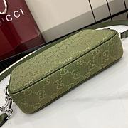 Gucci GG canvas small crossbody bag Forest green GG canvas - 2