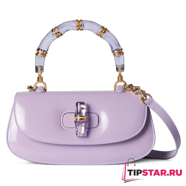 Gucci Bamboo Diva medium bag in purble - 1