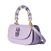 Gucci Bamboo Diva medium bag in purble - 5