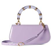 Gucci Bamboo Diva medium bag in purble - 4