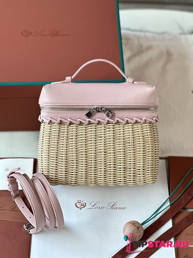 Loro Piana Extra Pocket L19 North-South wicker pink - 1