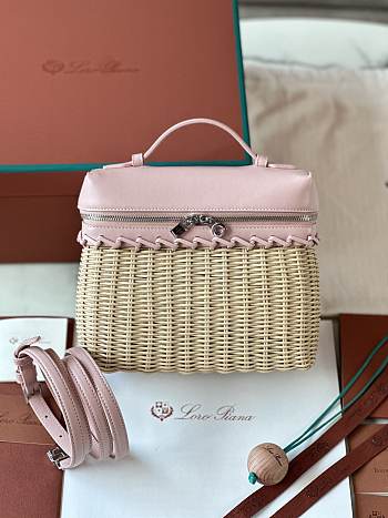 Loro Piana Extra Pocket L19 North-South wicker pink