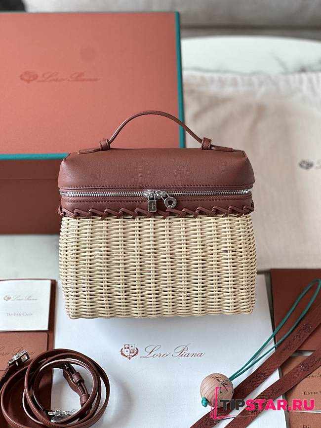 Loro Piana Extra Pocket L19 North-South wicker Deep Kummel - 1