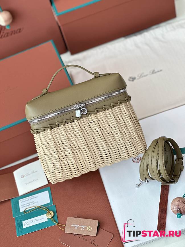Loro Piana Extra Pocket L19 North-South wicker green - 1