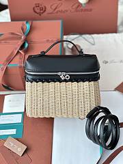 Loro Piana Extra Pocket L19 North-South wicker black - 1