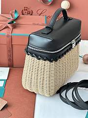 Loro Piana Extra Pocket L19 North-South wicker black - 6