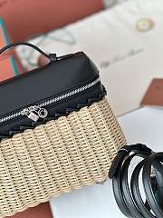 Loro Piana Extra Pocket L19 North-South wicker black - 4