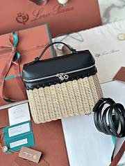 Loro Piana Extra Pocket L19 North-South wicker black - 3