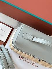 Loro Piana Extra Pocket L19 North-South wicker Malt/Eucalyptus/Antique Silver - 4