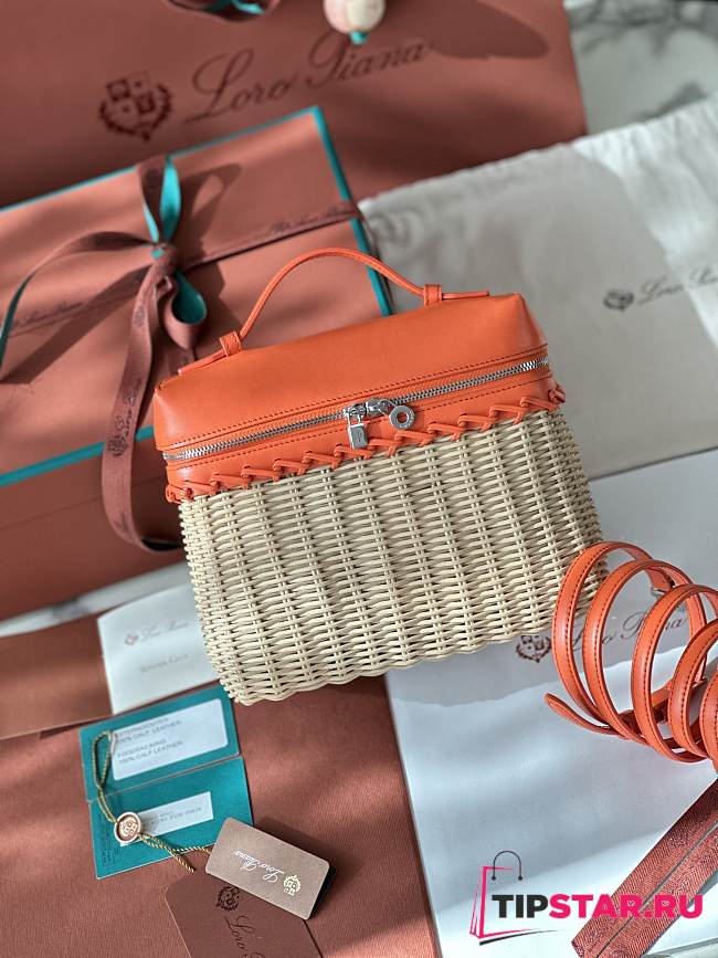 Loro Piana Extra Pocket L19 North-South wicker orange - 1