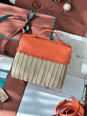 Loro Piana Extra Pocket L19 North-South wicker orange - 4