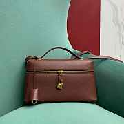 Loro Piana Extra Bag L27 Smooth Calfskin Deep Kummel/Sun Gold - 1