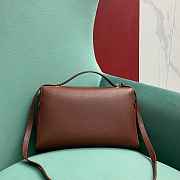 Loro Piana Extra Bag L27 Smooth Calfskin Deep Kummel/Sun Gold - 3